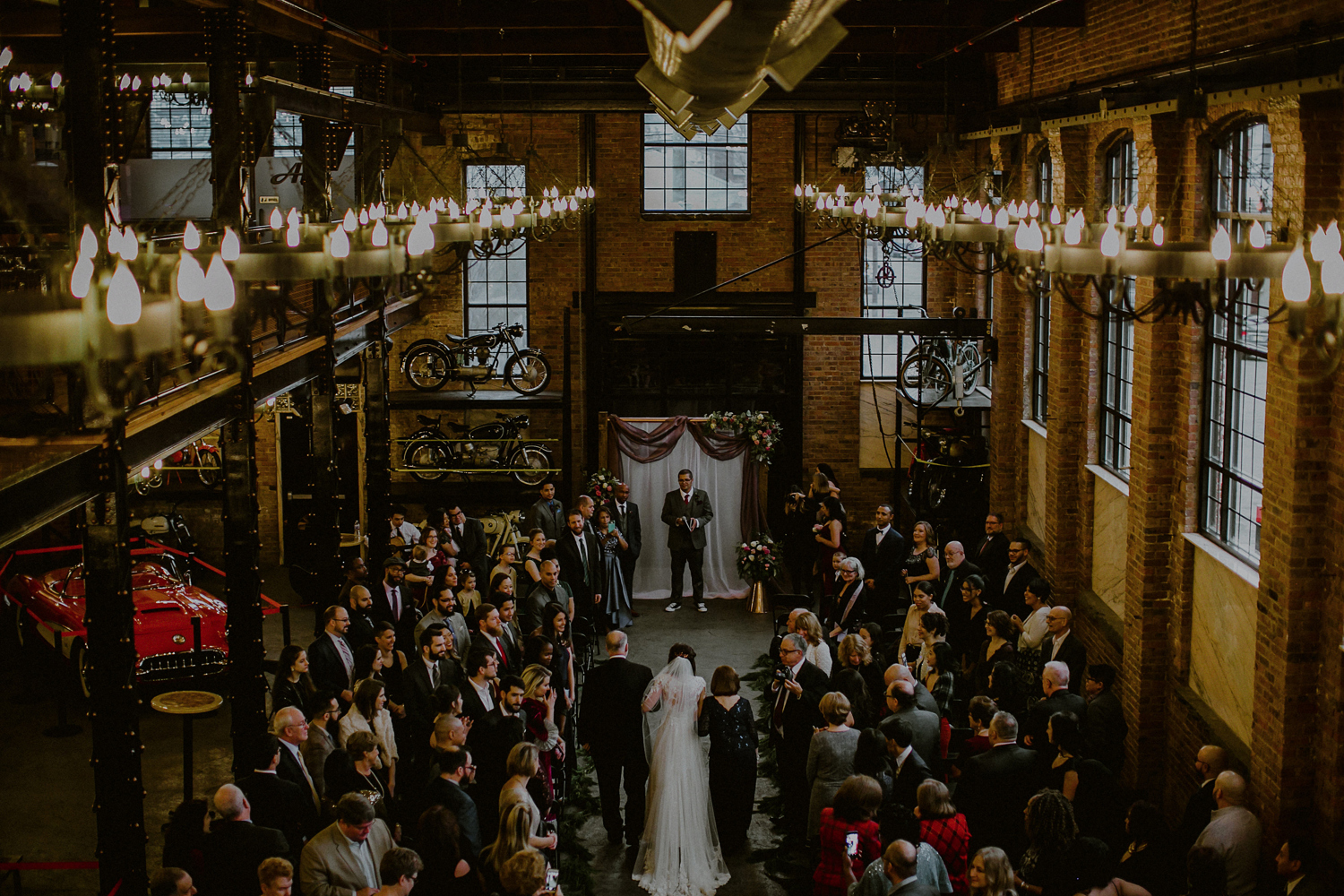 industrial wedding photos