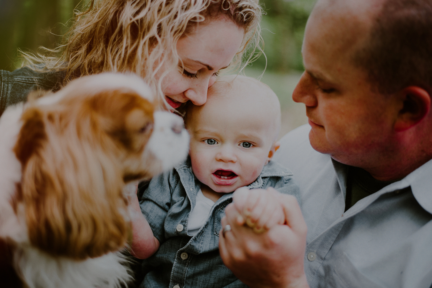 first birthday photos with family