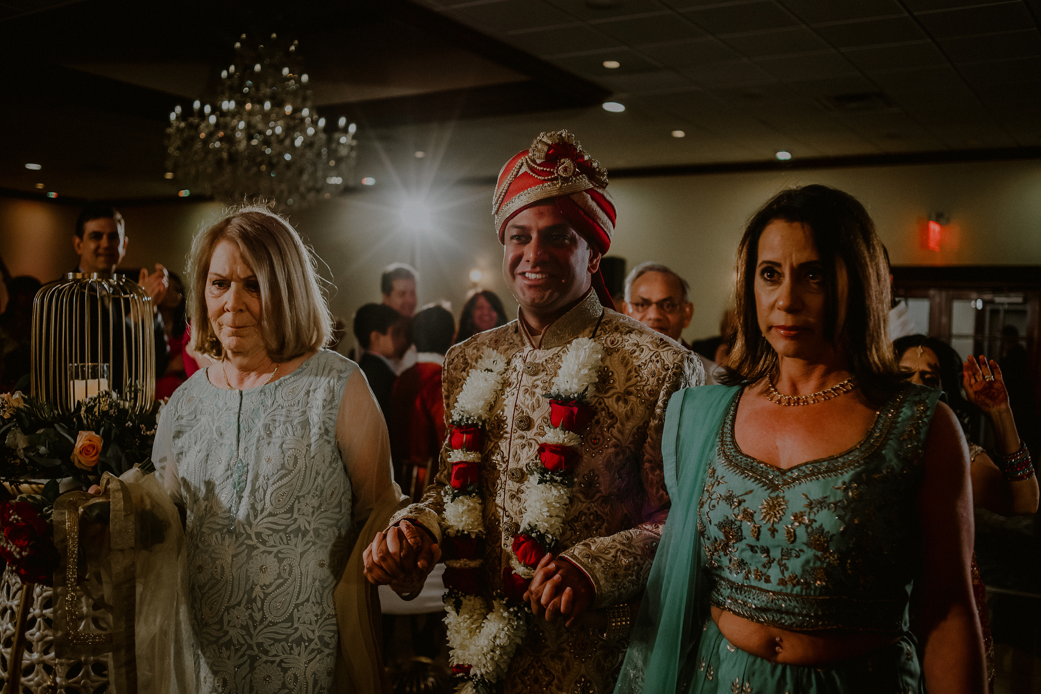 groom's entrance to indian wedding ceremony