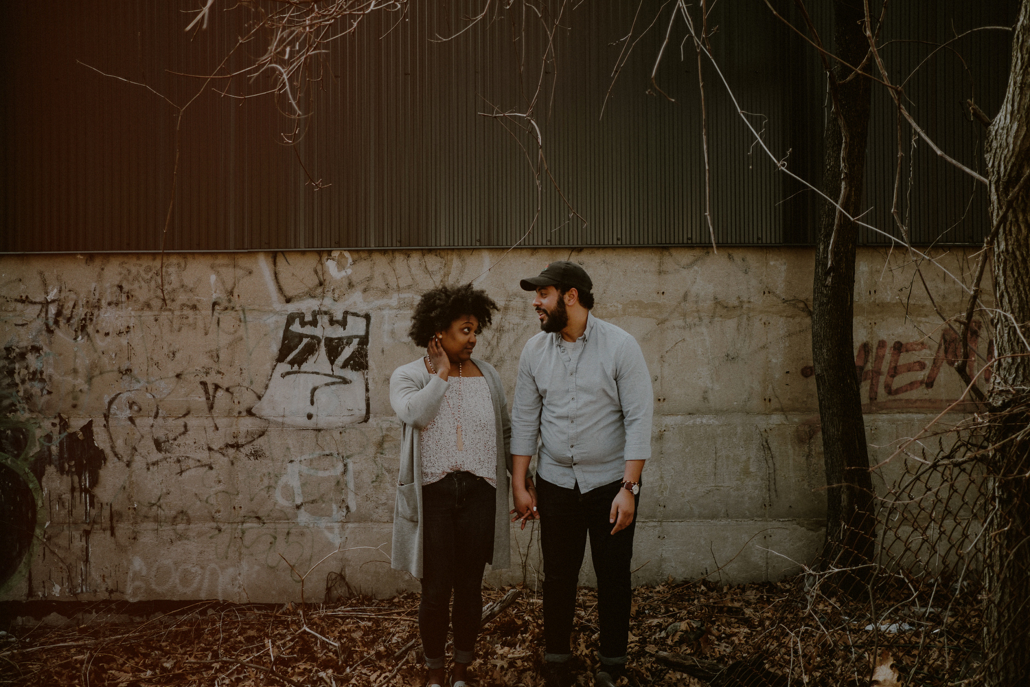 quirky engagement photos in queens ny