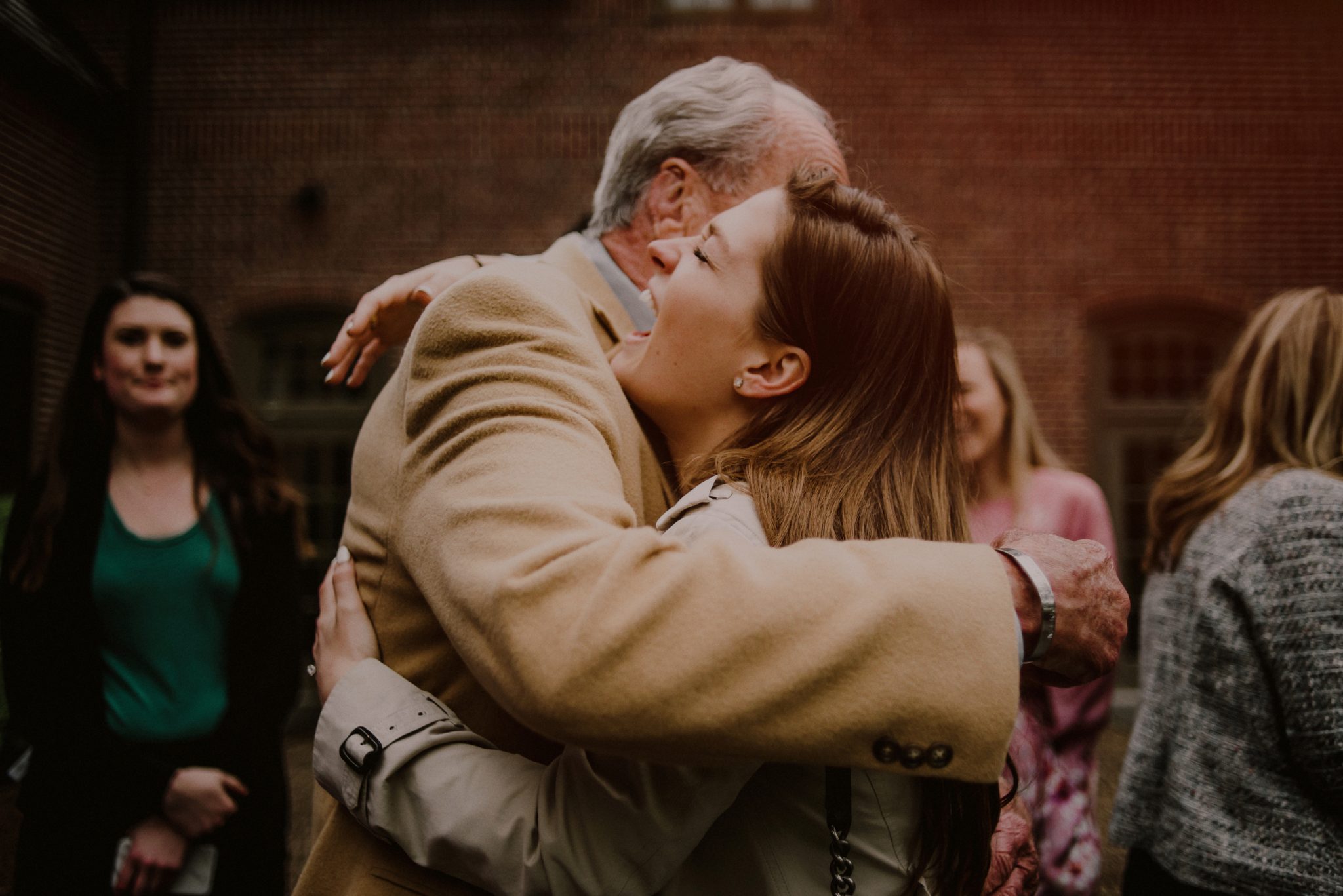 candid reactions of guests after surprise proposal