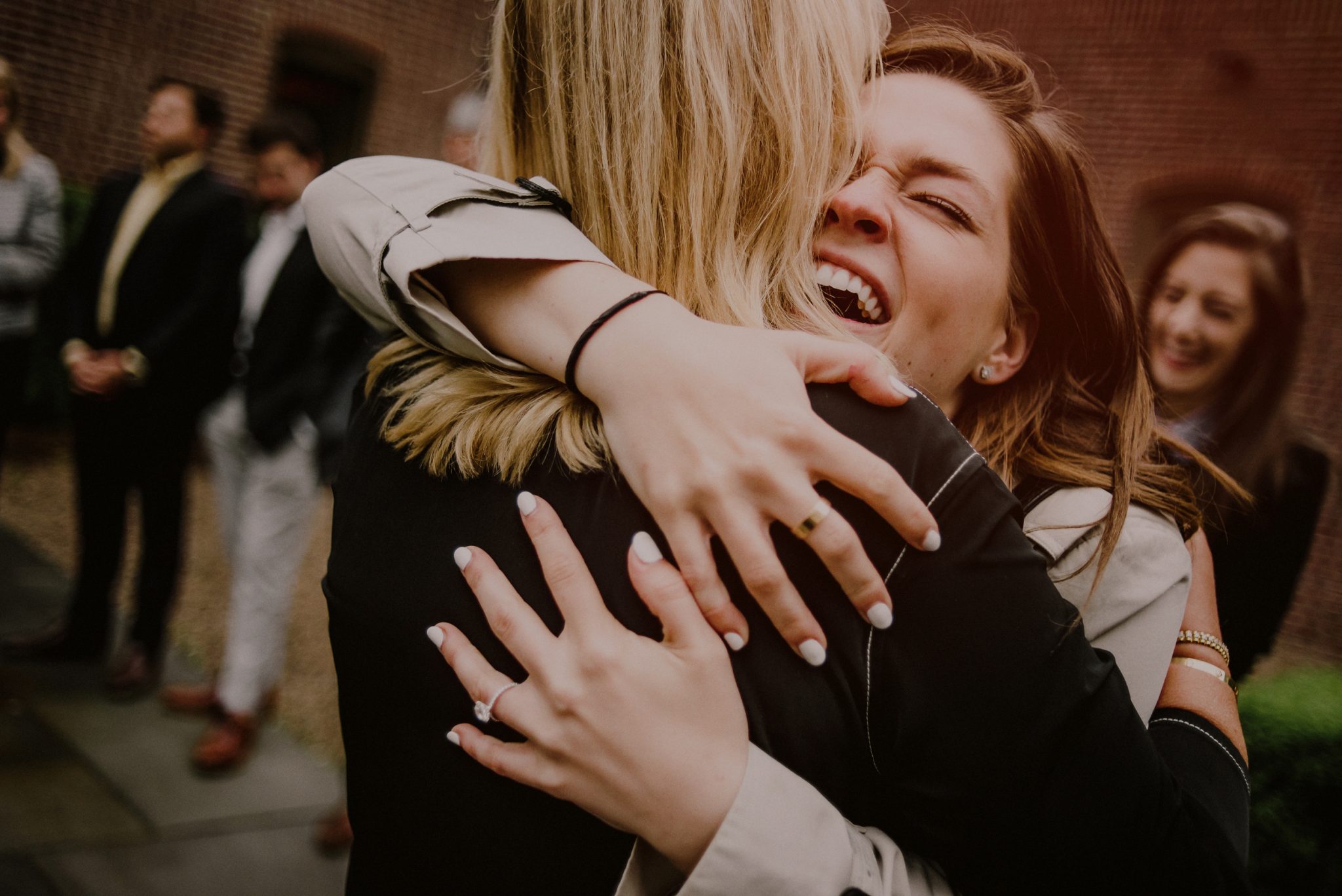 candid reactions of guests after surprise proposal