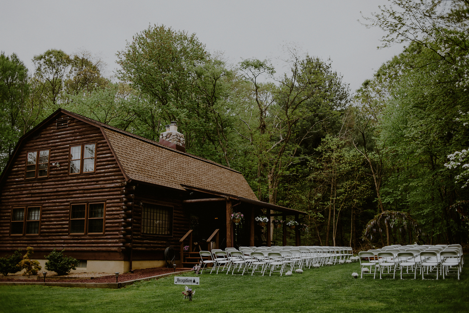 NJ backyard wedding ceremony space in central nj