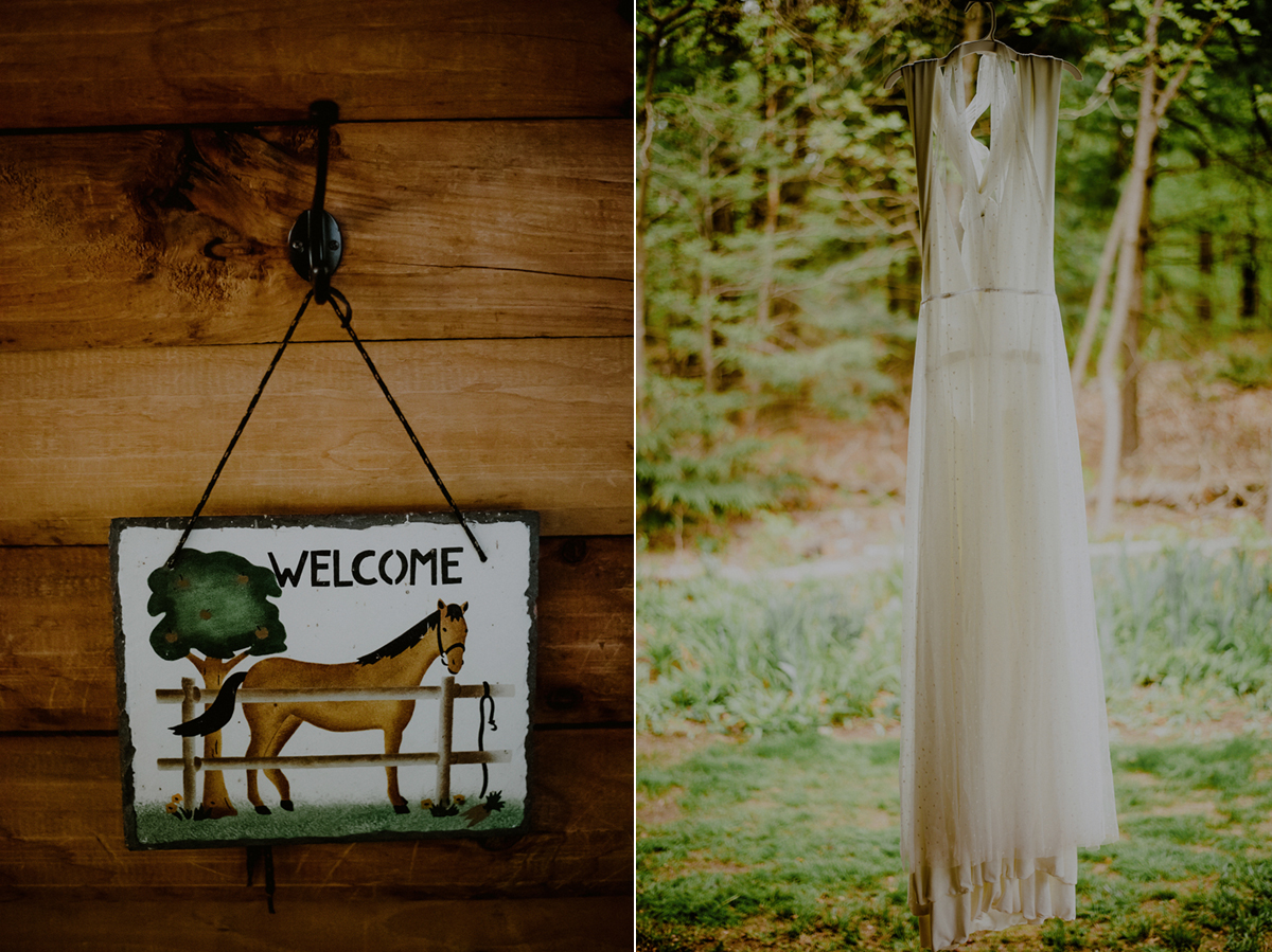 log cabin nj backyard wedding details in trenton nj