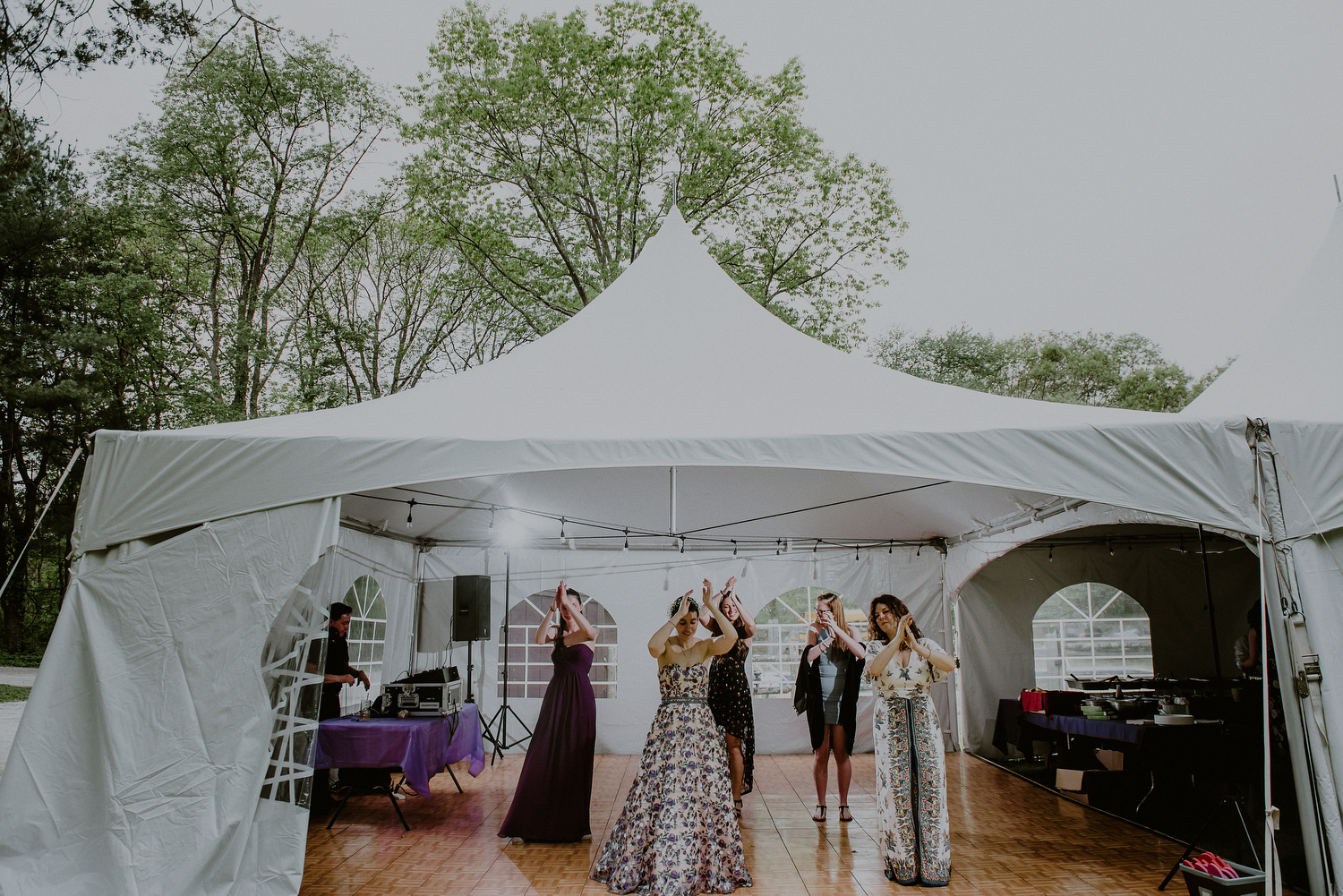 tented daytime nj wedding