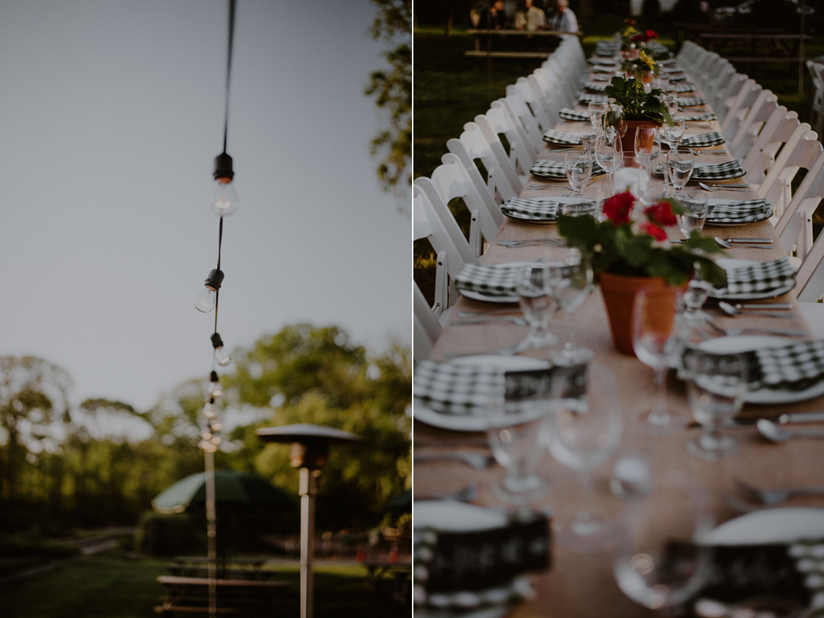 farm to table wedding tablescape