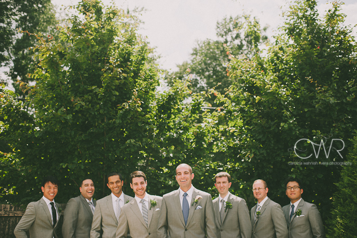 Lake House Inn Perkasie PA Wedding: groomsmen portrait creative