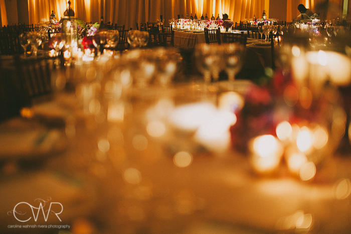 Harold Pratt House NYC Wedding: elegant candlelit tables