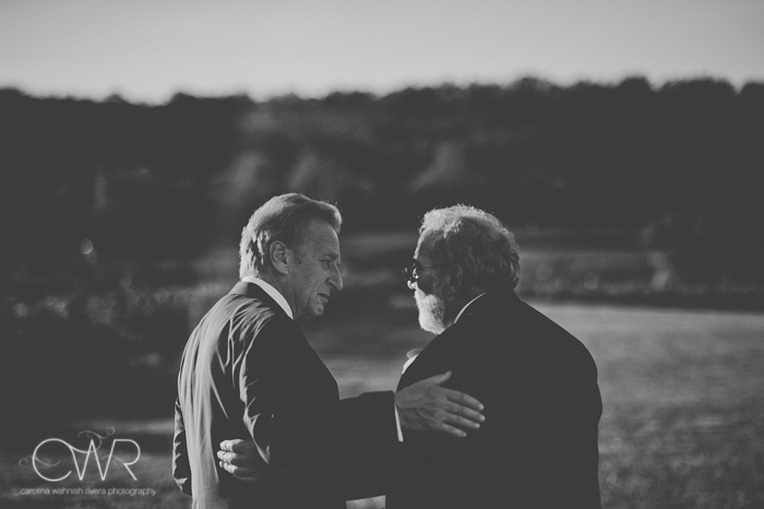 Alba Vineyard Wedding: intimate moment with fathers