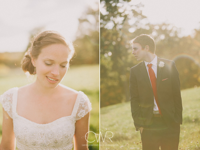 new york wedding photos in old chatham, portrait of bride and groom