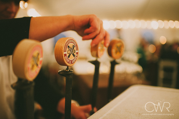 vintage wedding photographer, local brewery in upstate ny during reception