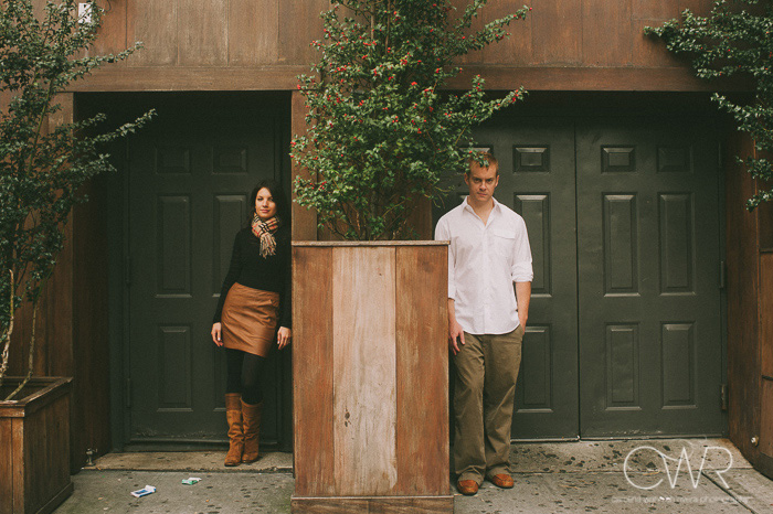 NYC engagement photos in the meatpacking district for a new york wedding