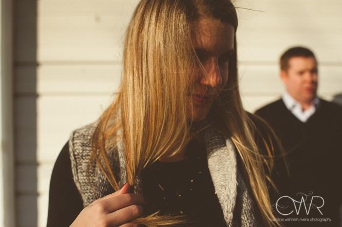 winter engagement photos - creative new jersey engagement session