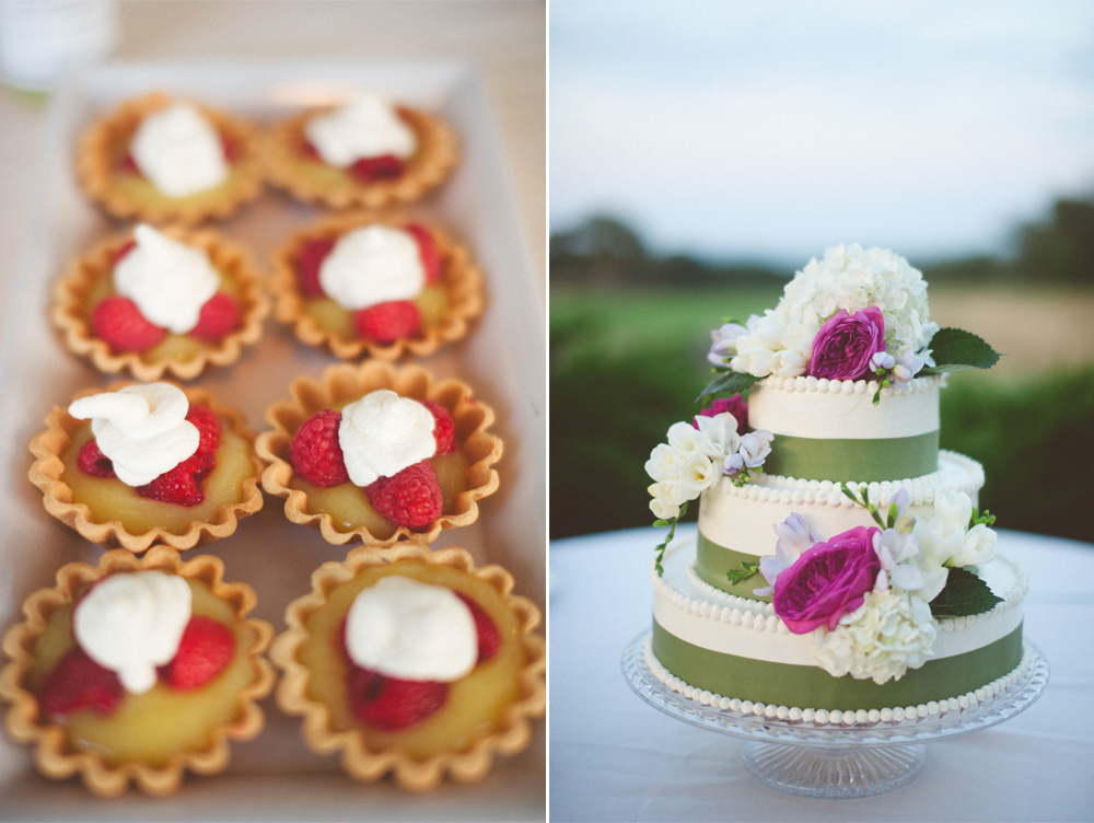 small wedding ceremony cute desserts and cake photo