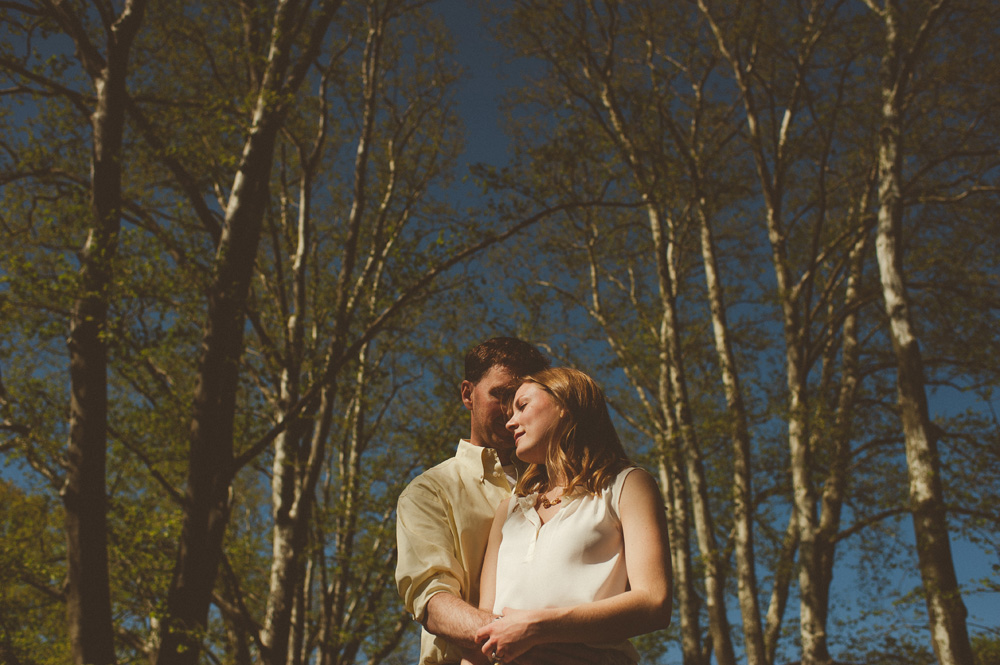 fine art wedding photography engagement session in the woods of new jersey
