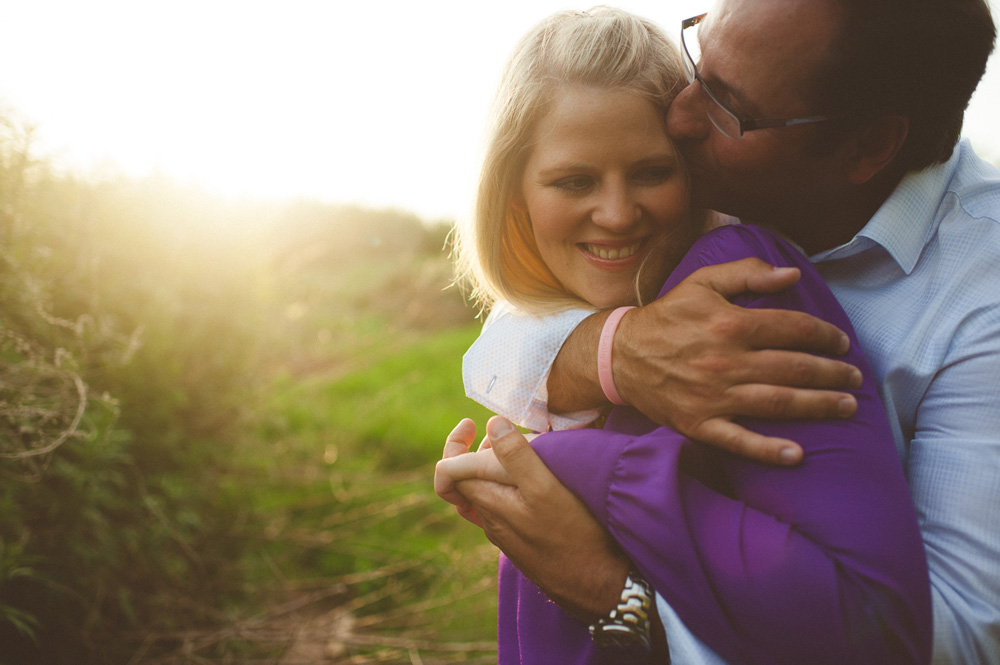 country club wedding engagement photos