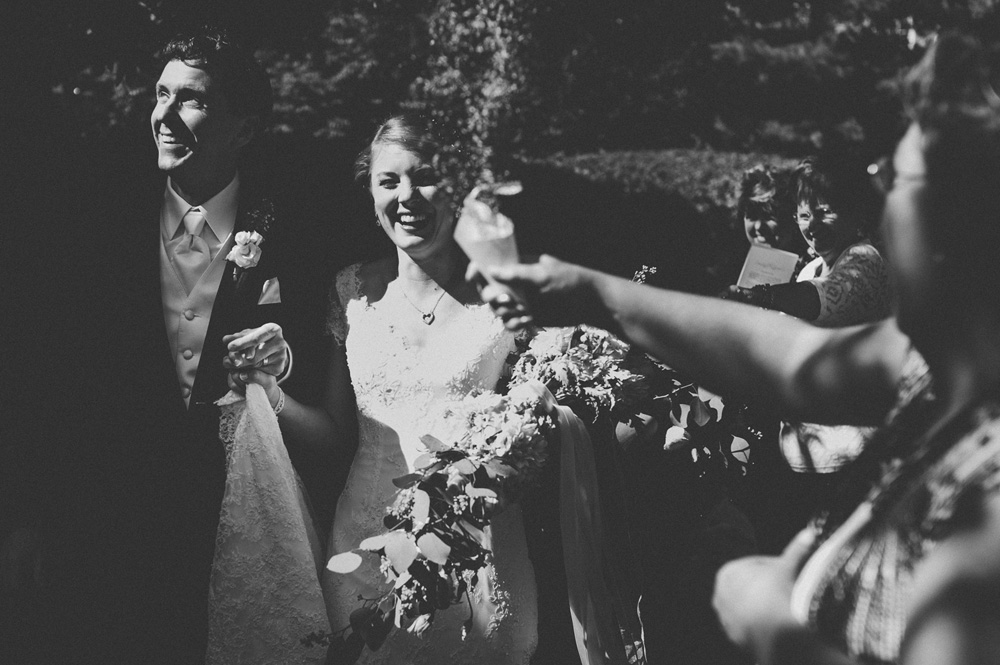 creative black and white wedding photography