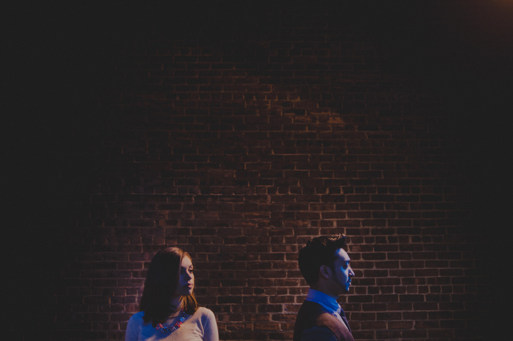 edgy nyc engagement photography