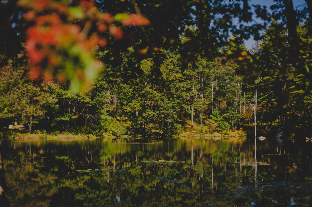 new england wedding in autumn