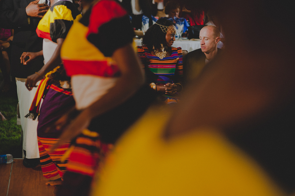 mixed african american wedding