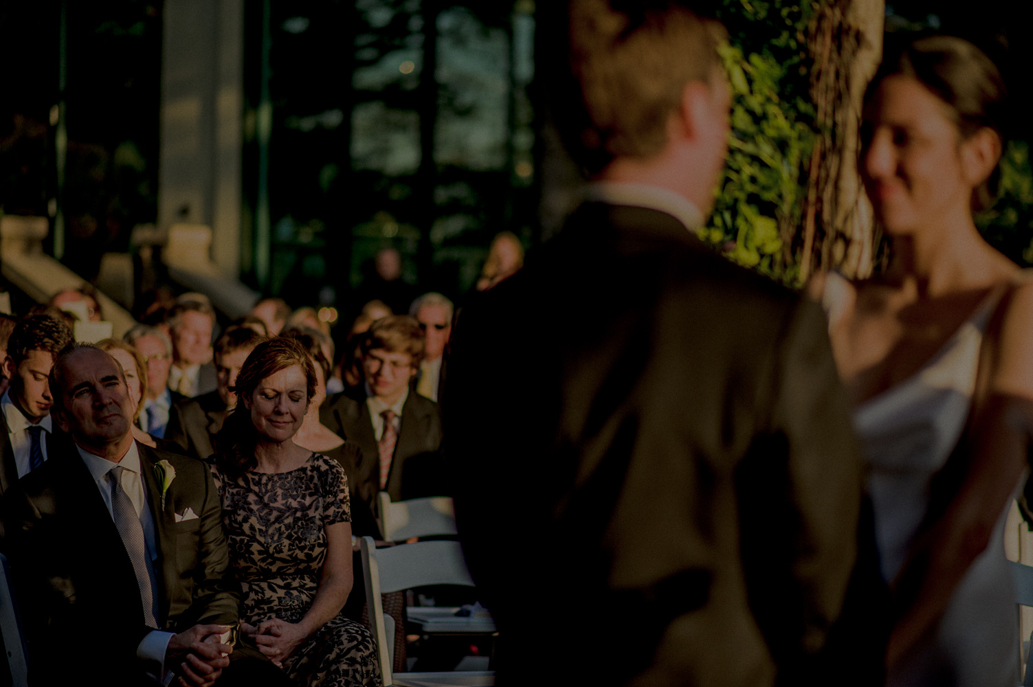 outdoor ceremony overlooking hudson river