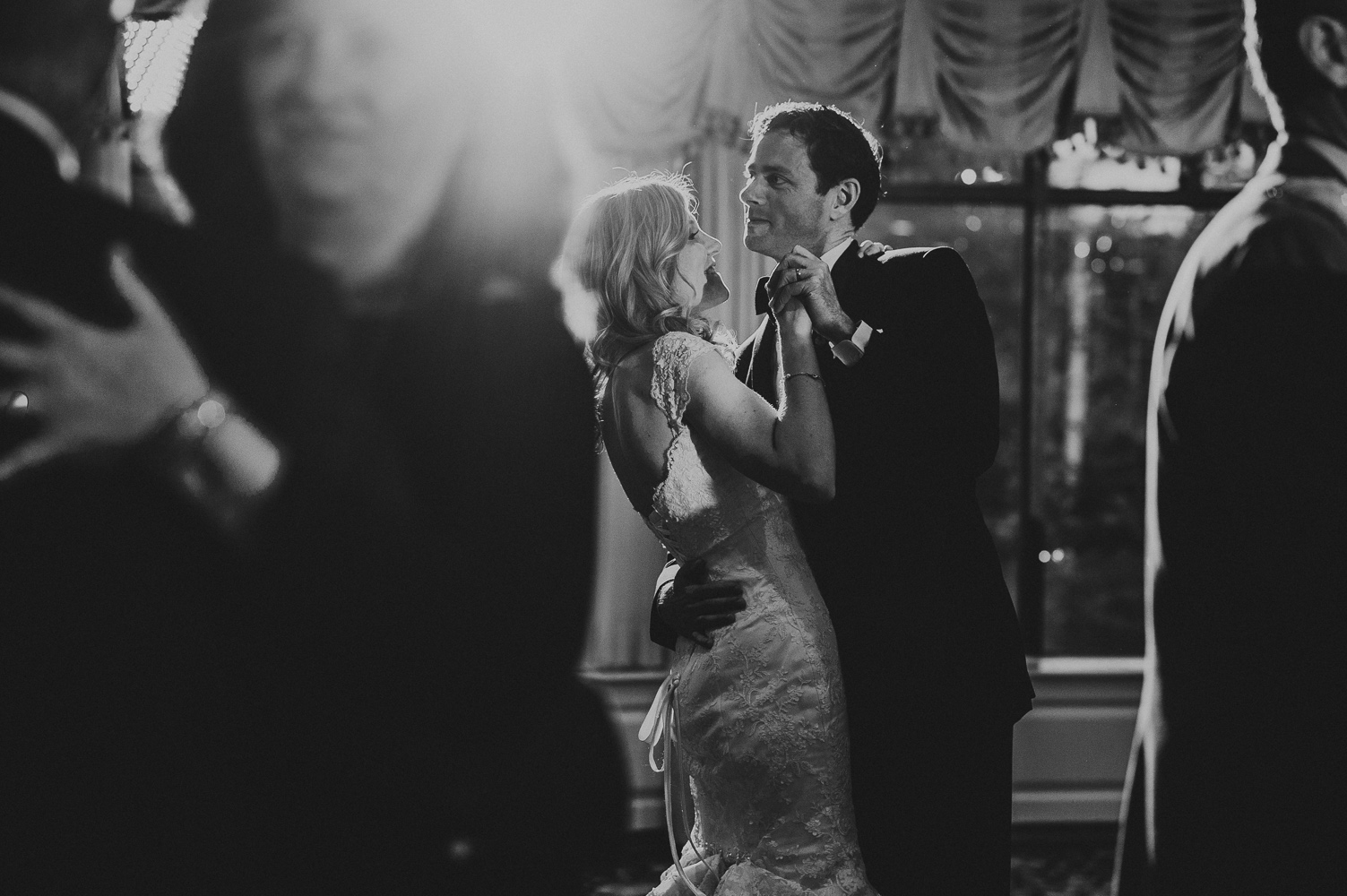 creative black and white wedding images