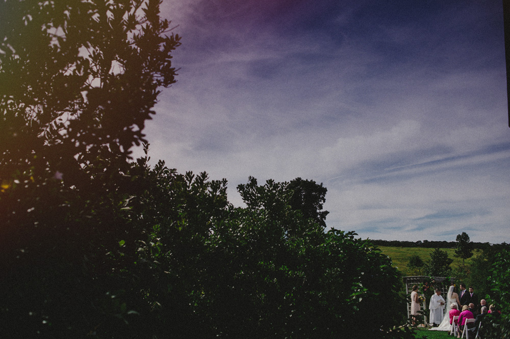 outdoor PA wedding ceremony