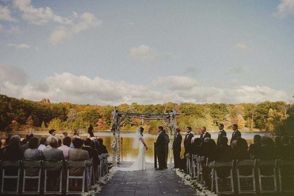 NJ outdoor fall wedding