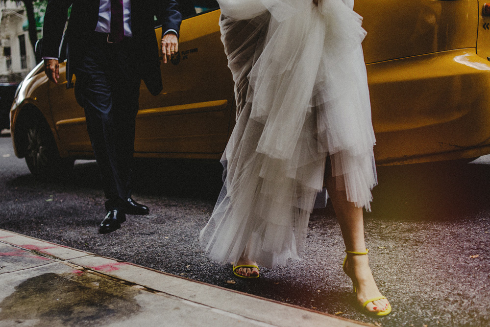nyc cocktail-style wedding