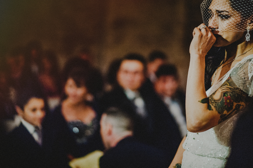 candlelit wedding ceremony