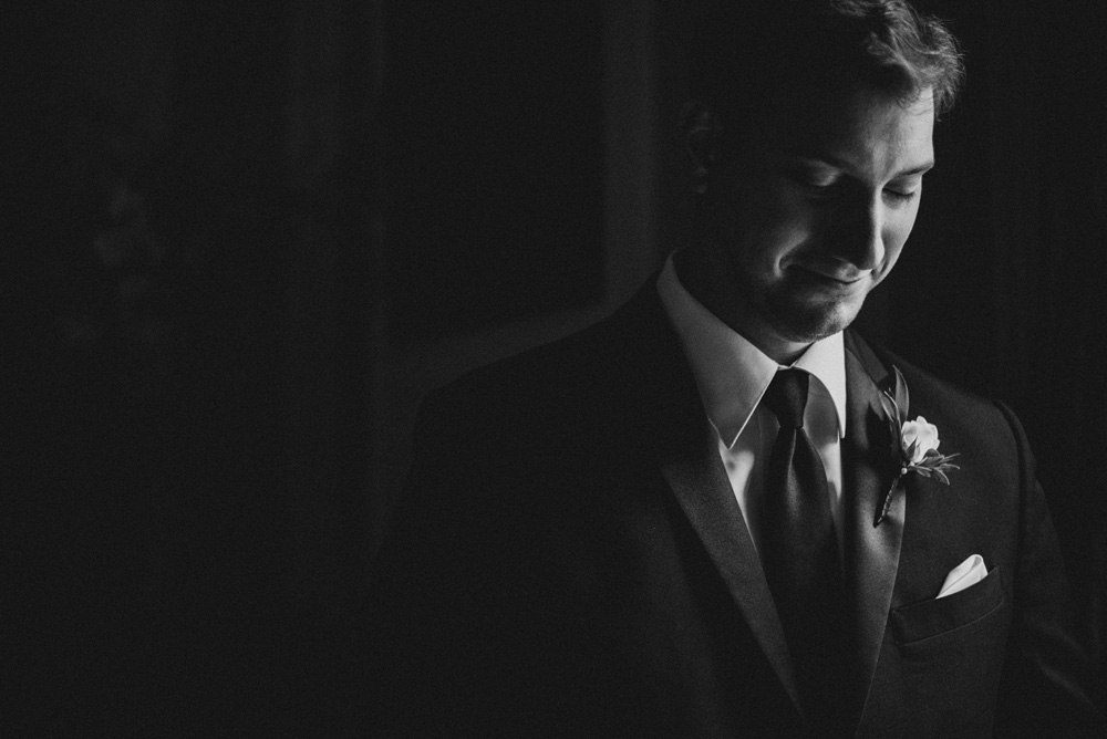 fine art black and white wedding photographer