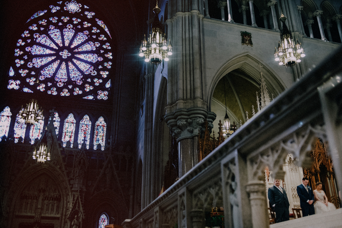 newark basilica wedding ceremony