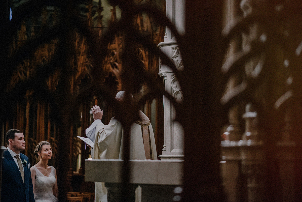 newark basilica wedding ceremony