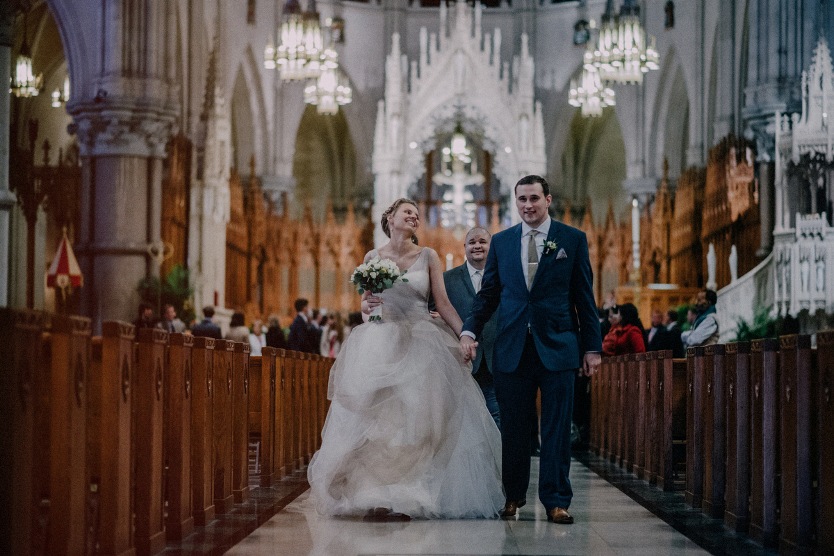 newark basilica wedding ceremony