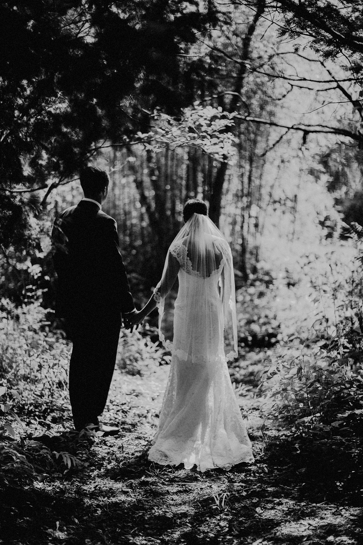 forest wedding photos