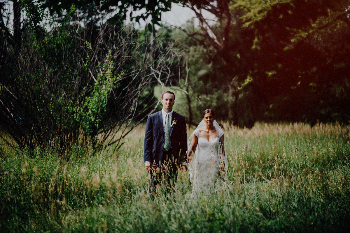 nj wedding in a field