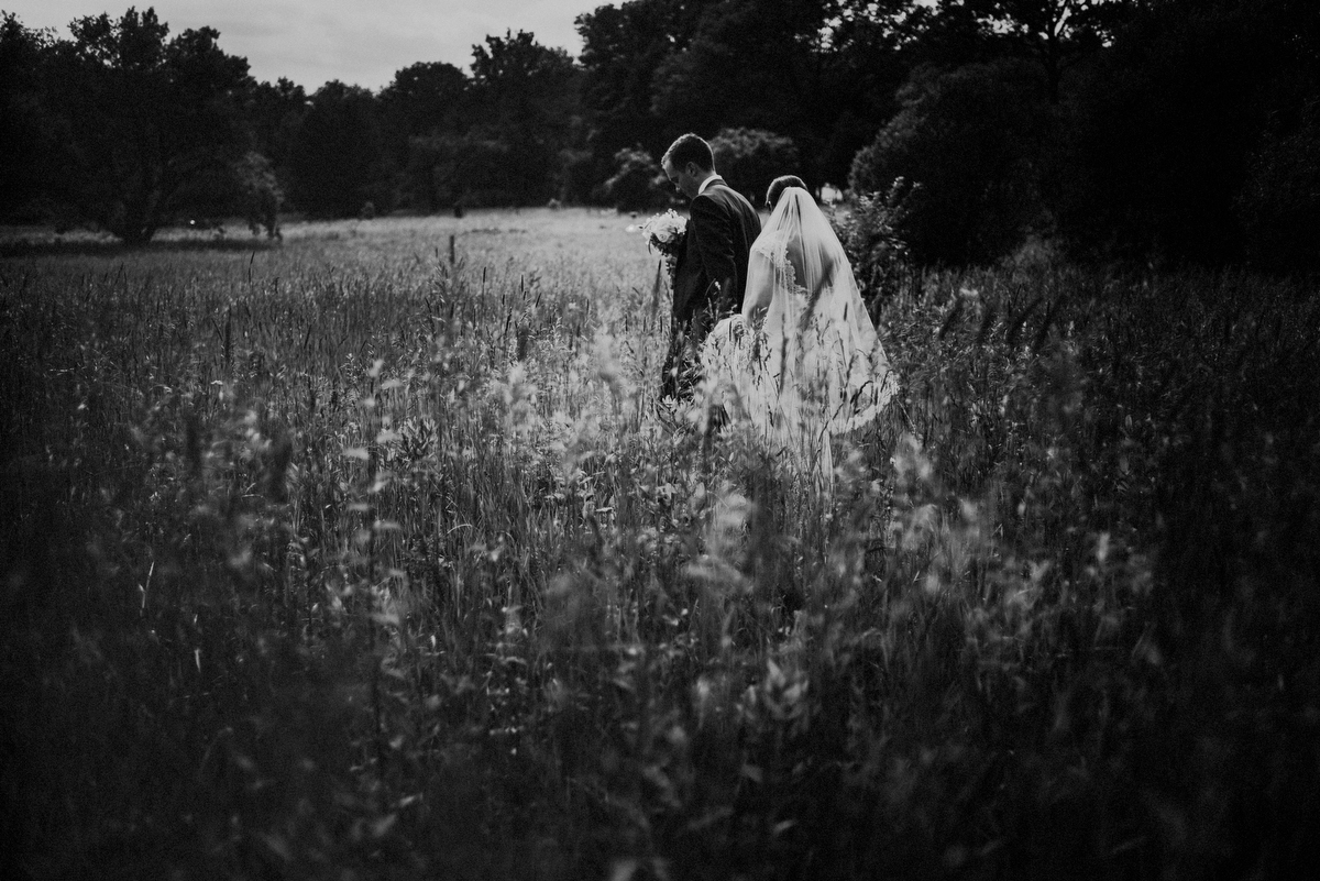 nj wedding in a field