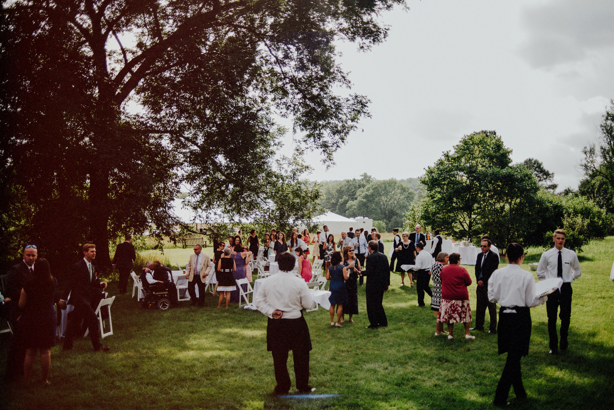 nj wedding in a field