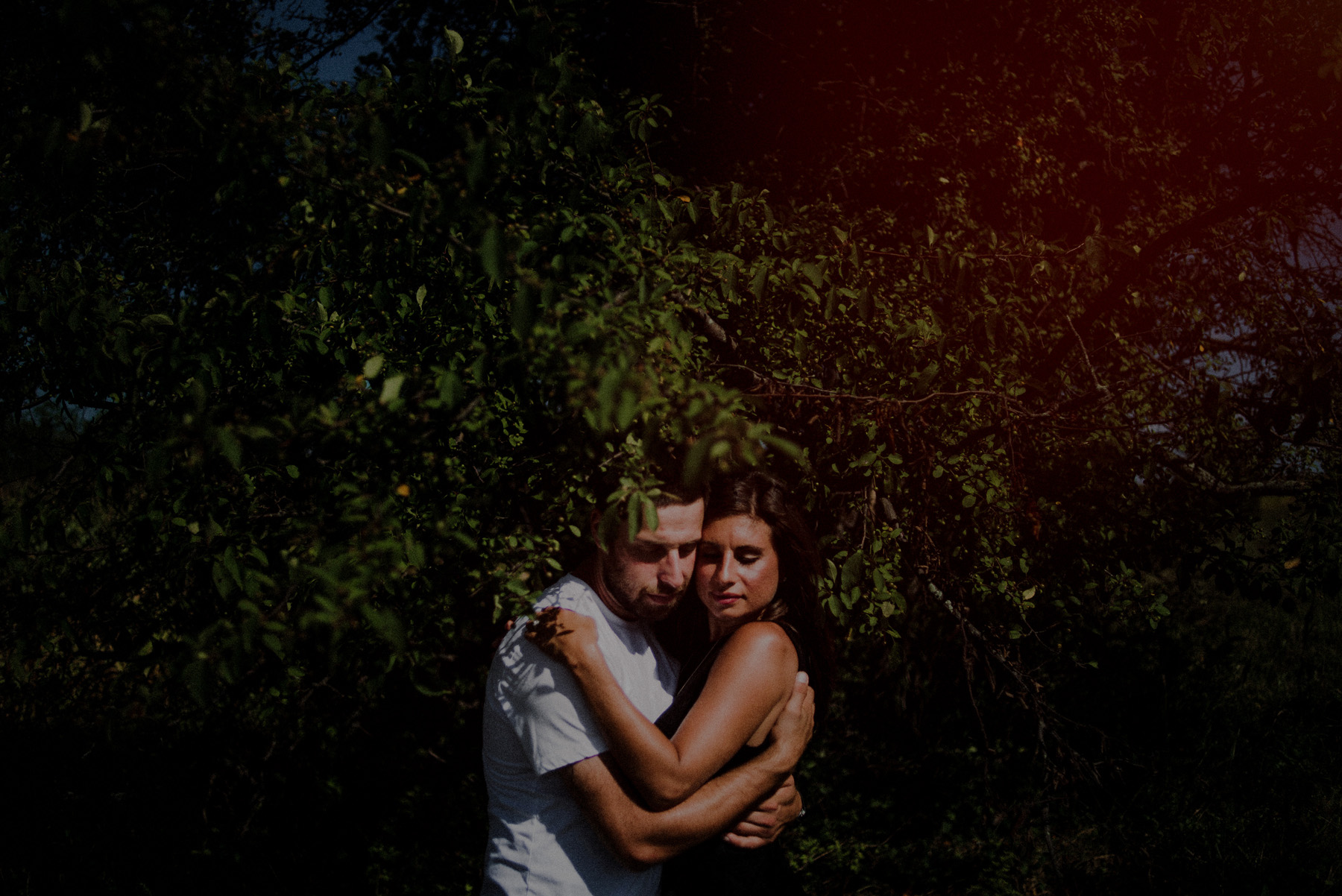 organic engagement photos