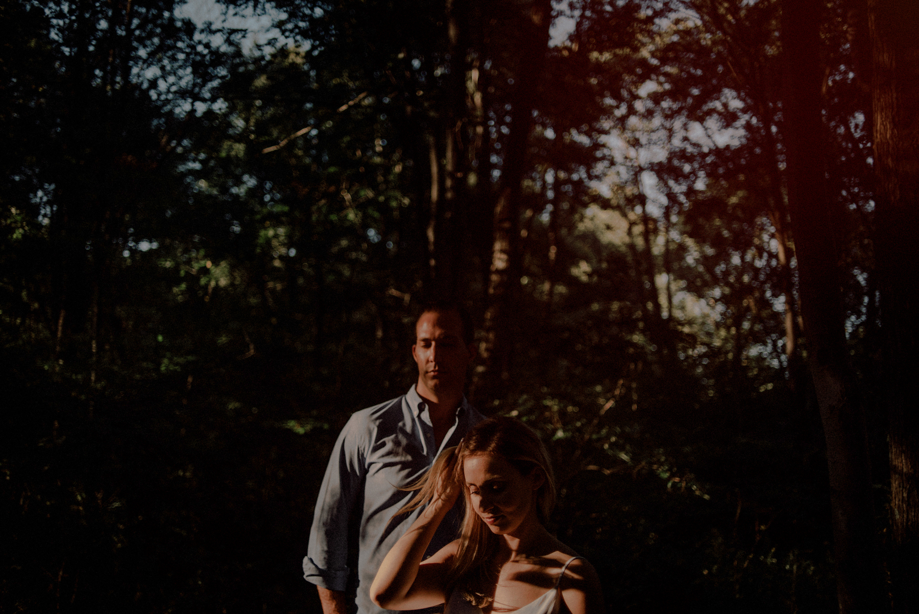 rustic nj engagement photos