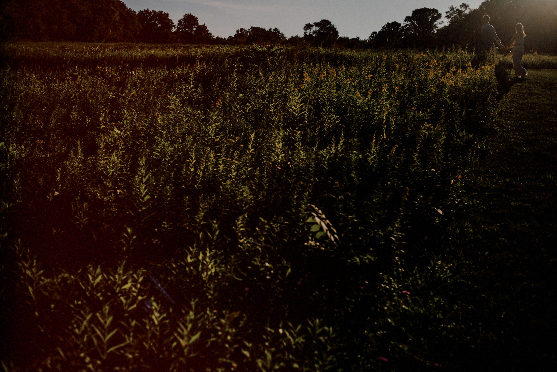 new jersey rustic engagement photos