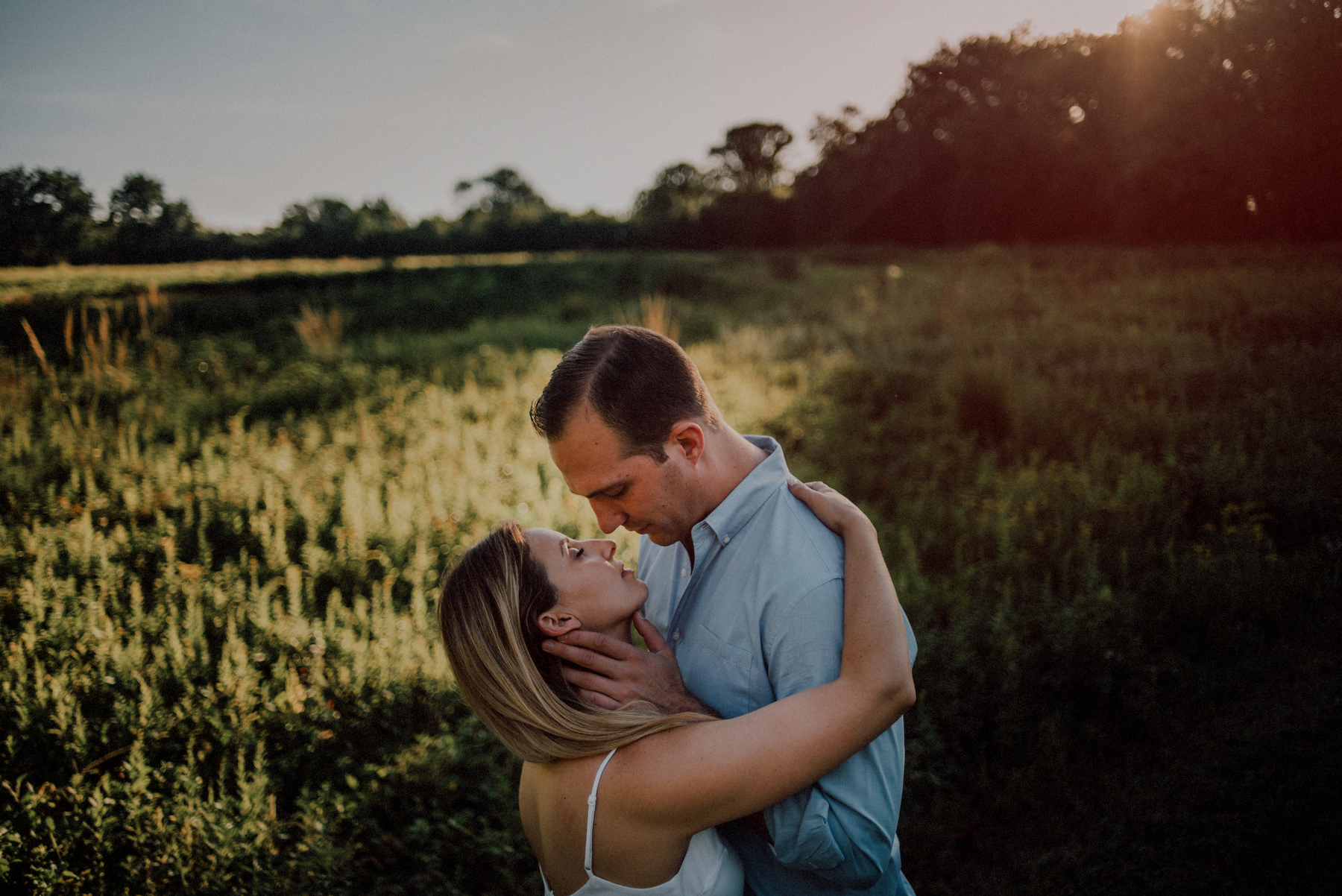 dramatic engagement photos