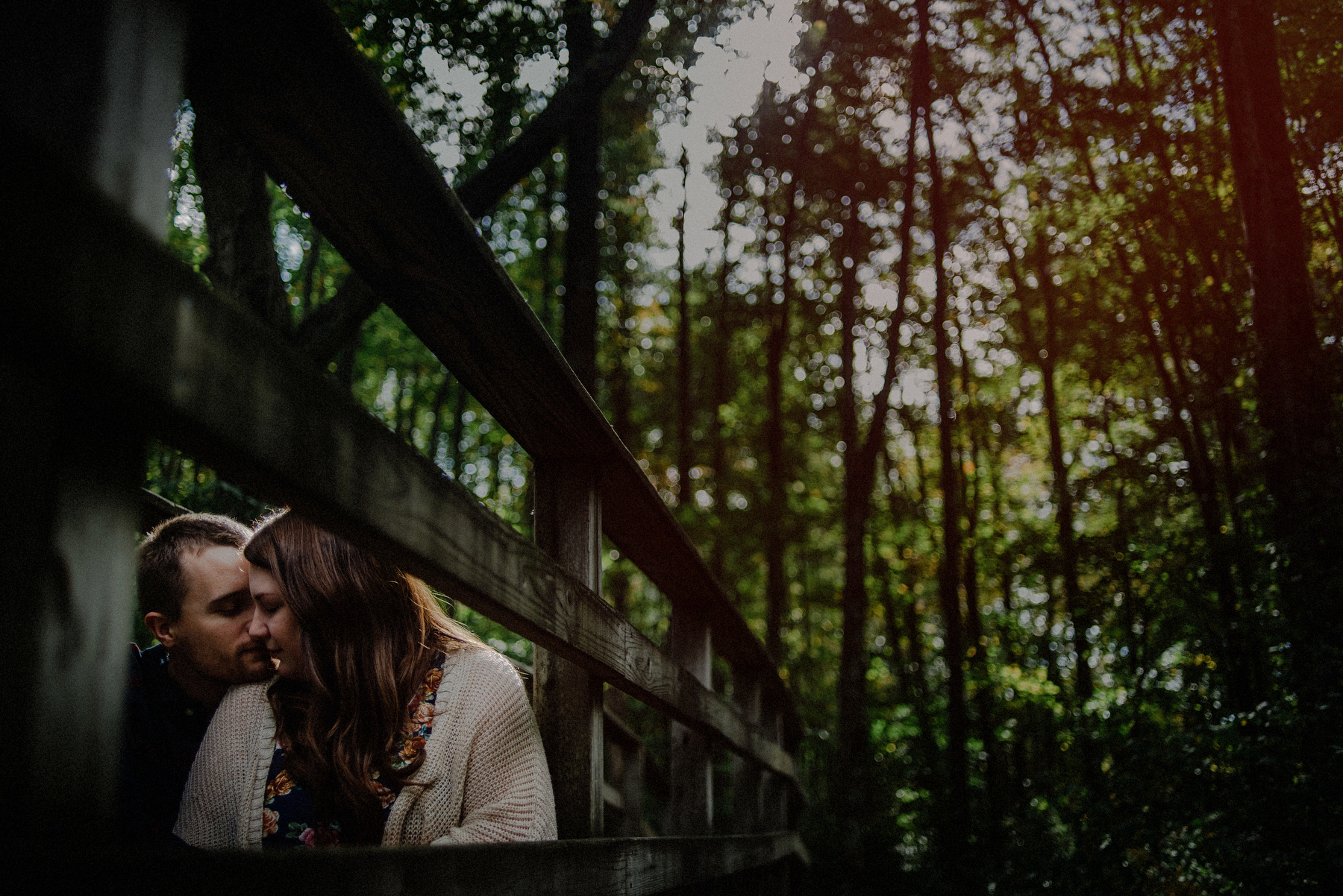 dramatic engagement photos