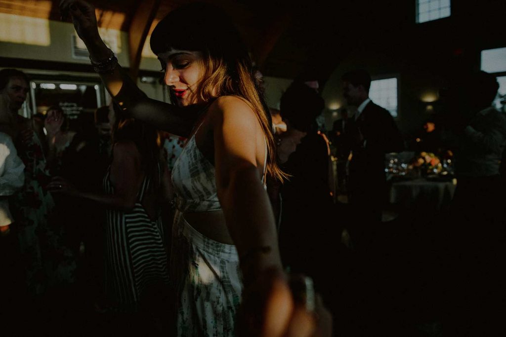 dance floor moments during lbi wedding