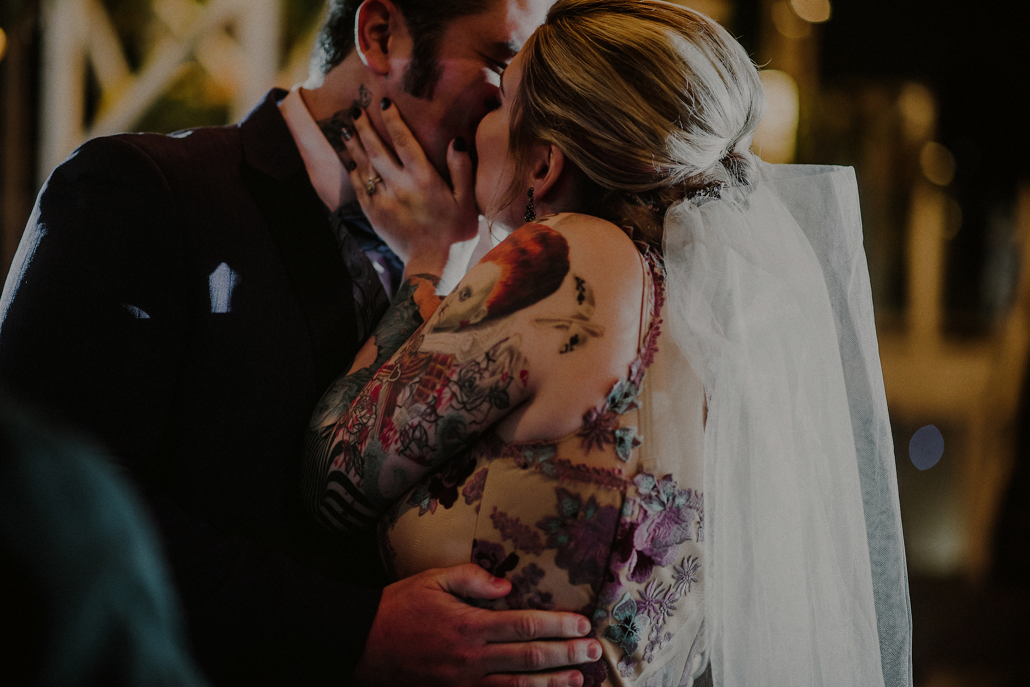 tattooed wedding