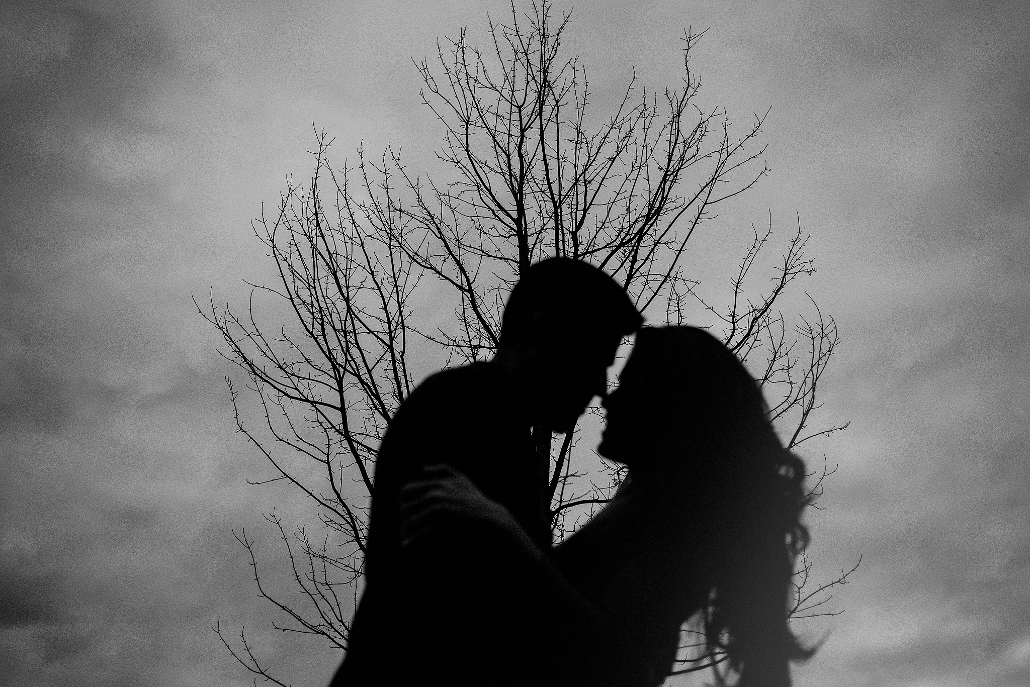 black and white creative engagement pictures