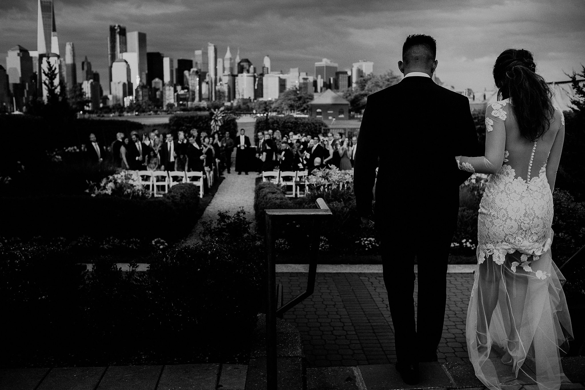 scenic nyc skyline wedding