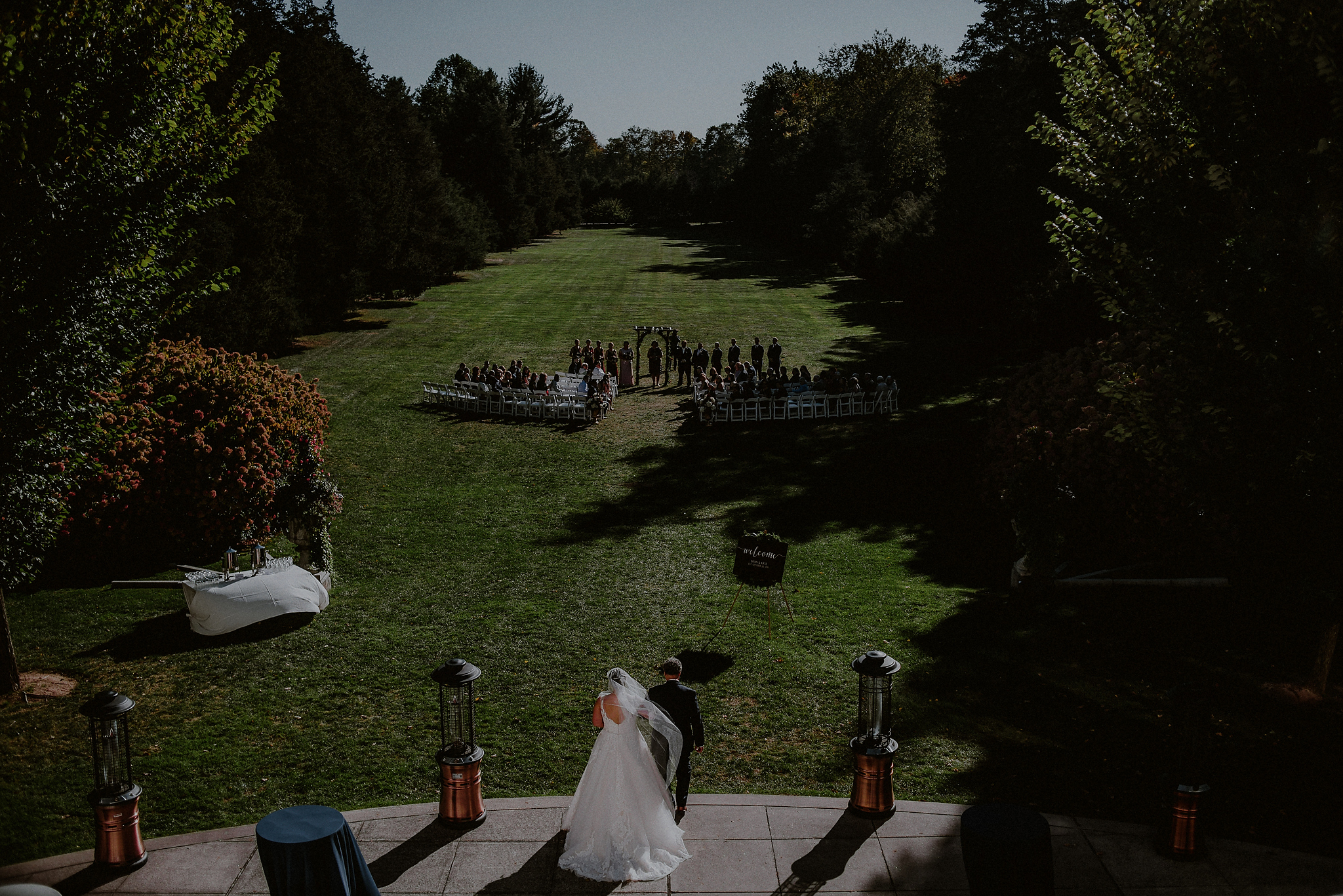outdoor fall ceremony