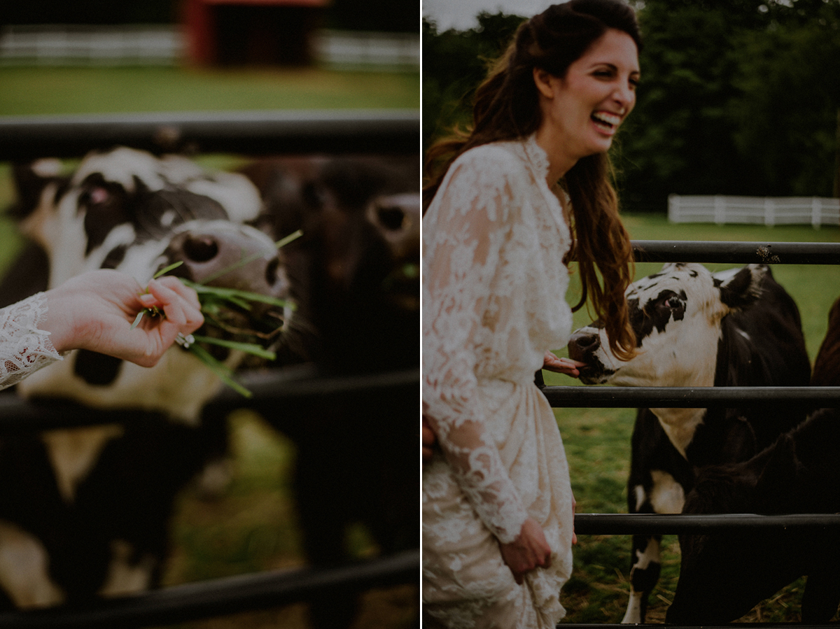 country bridal photos