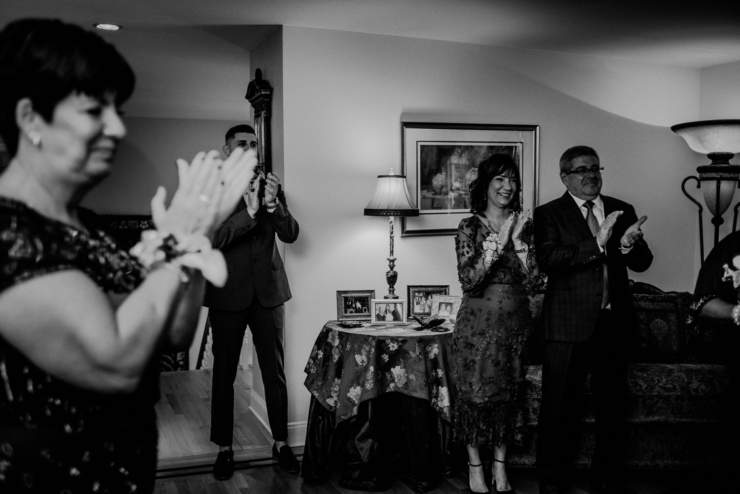 at-home wedding ceremony by Carolina Rivera